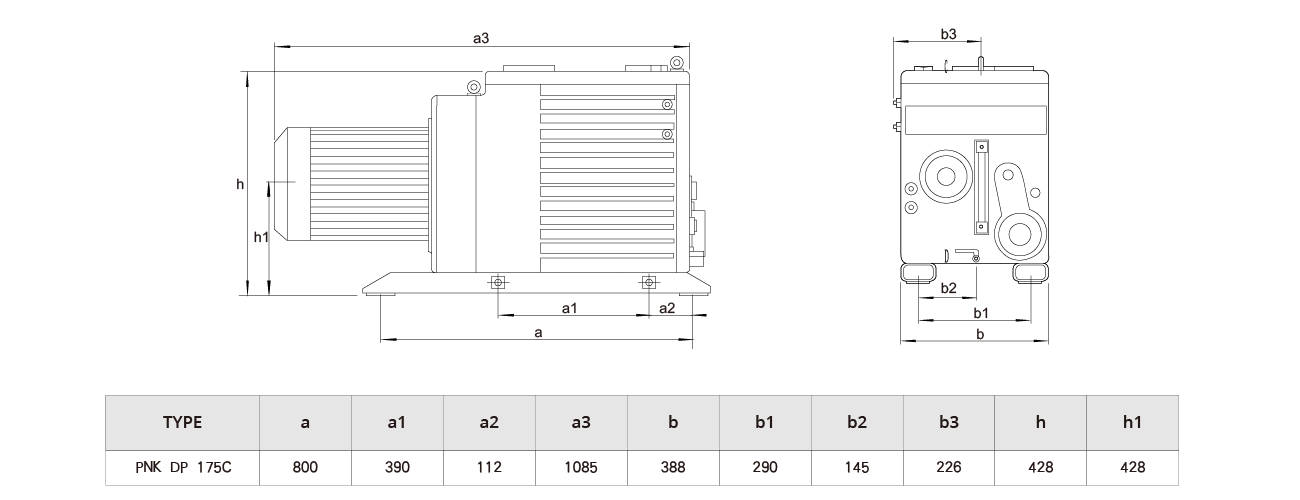 PNK DP 175C雙級(jí)旋片真空泵